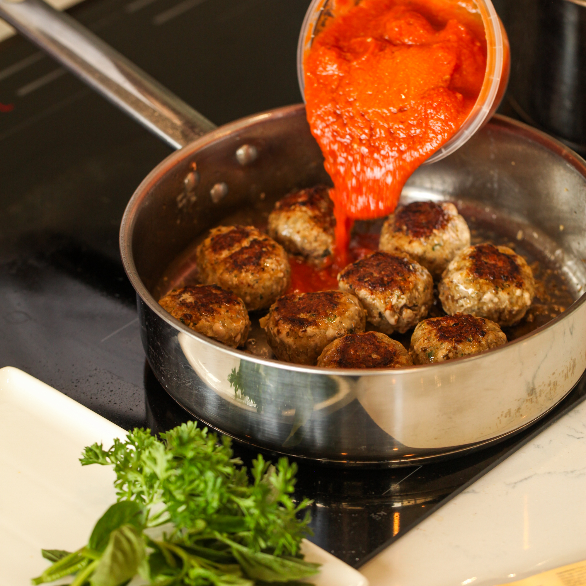 Italian Pork meatballs